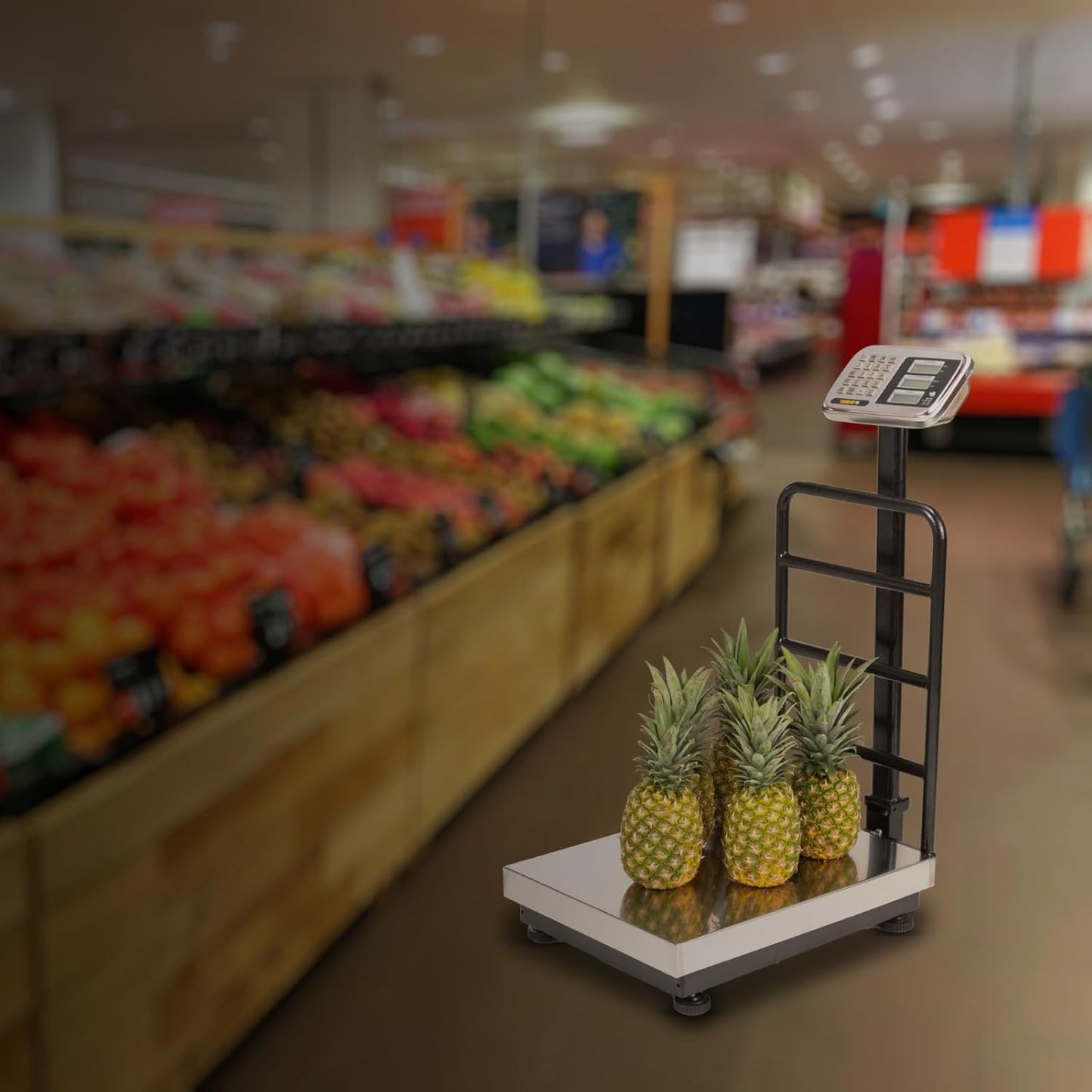 Báscula de Plataforma Plegable 500 kg / BP-500 (indicador incluido)