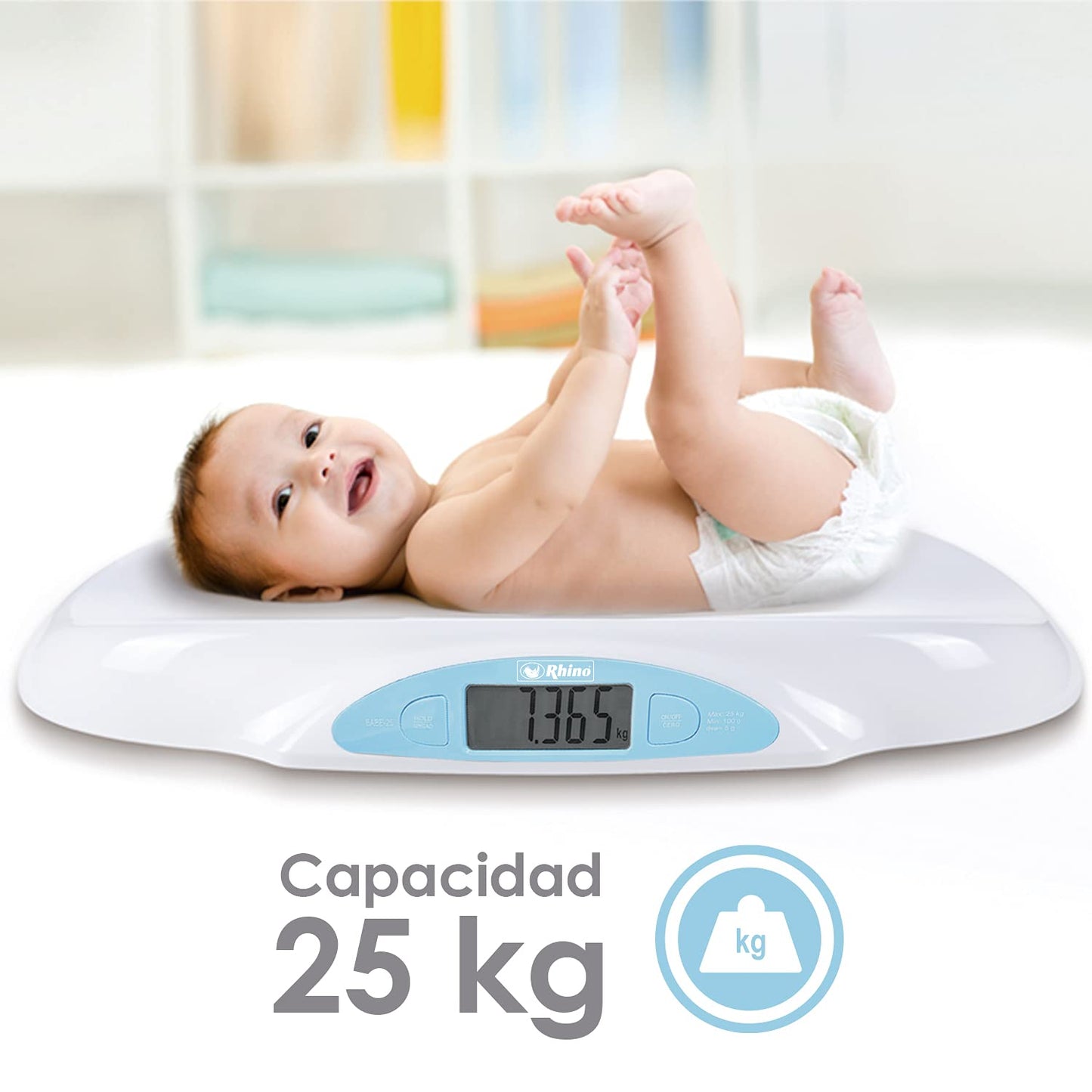 Báscula Electrónica para Bebés 25 kg / BABE-25