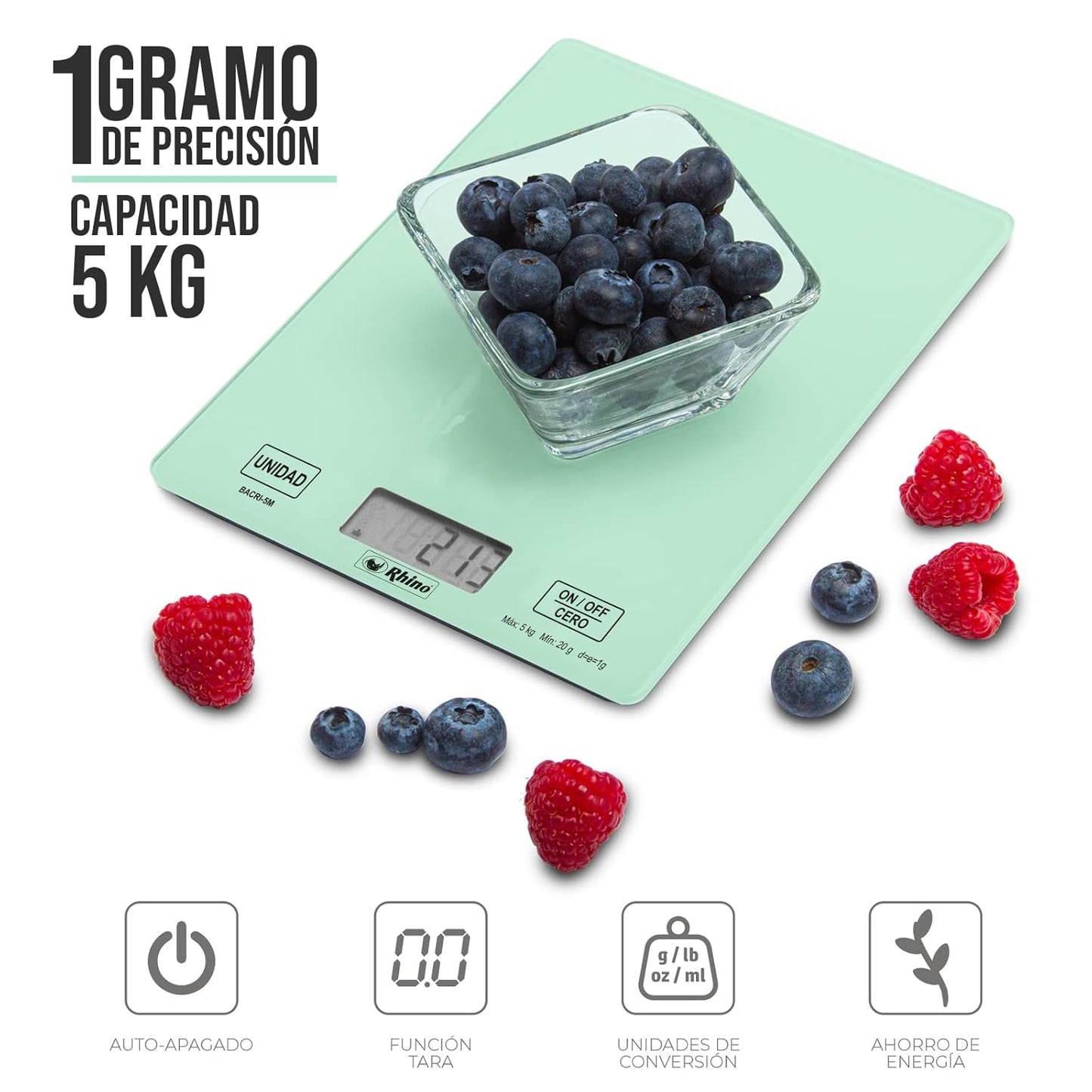 Báscula de Cocina 5 kg / BACRI-5M