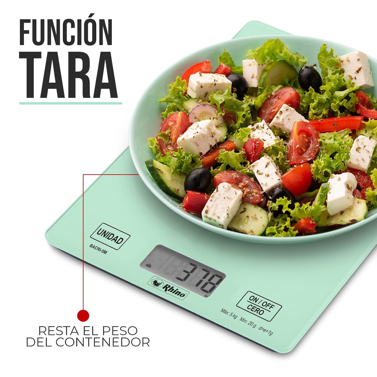 Báscula de Cocina 5 kg / BACRI-5M