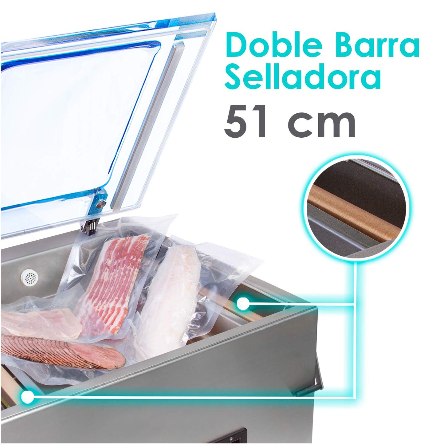 Empacadora al vacío 20m³/h - EVAC-20P
