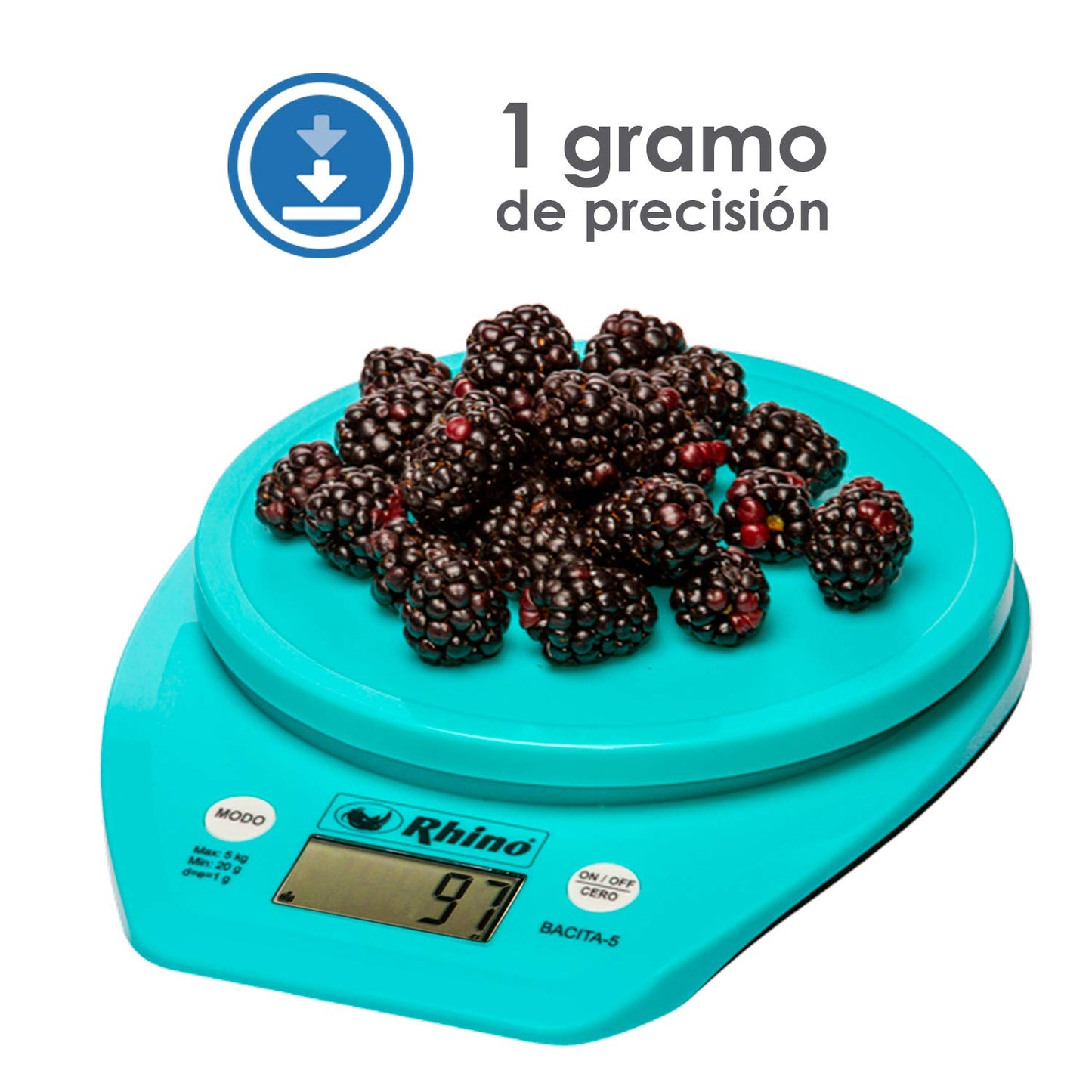 Báscula de Cocina con Tazón 5 kg / BACITA-5