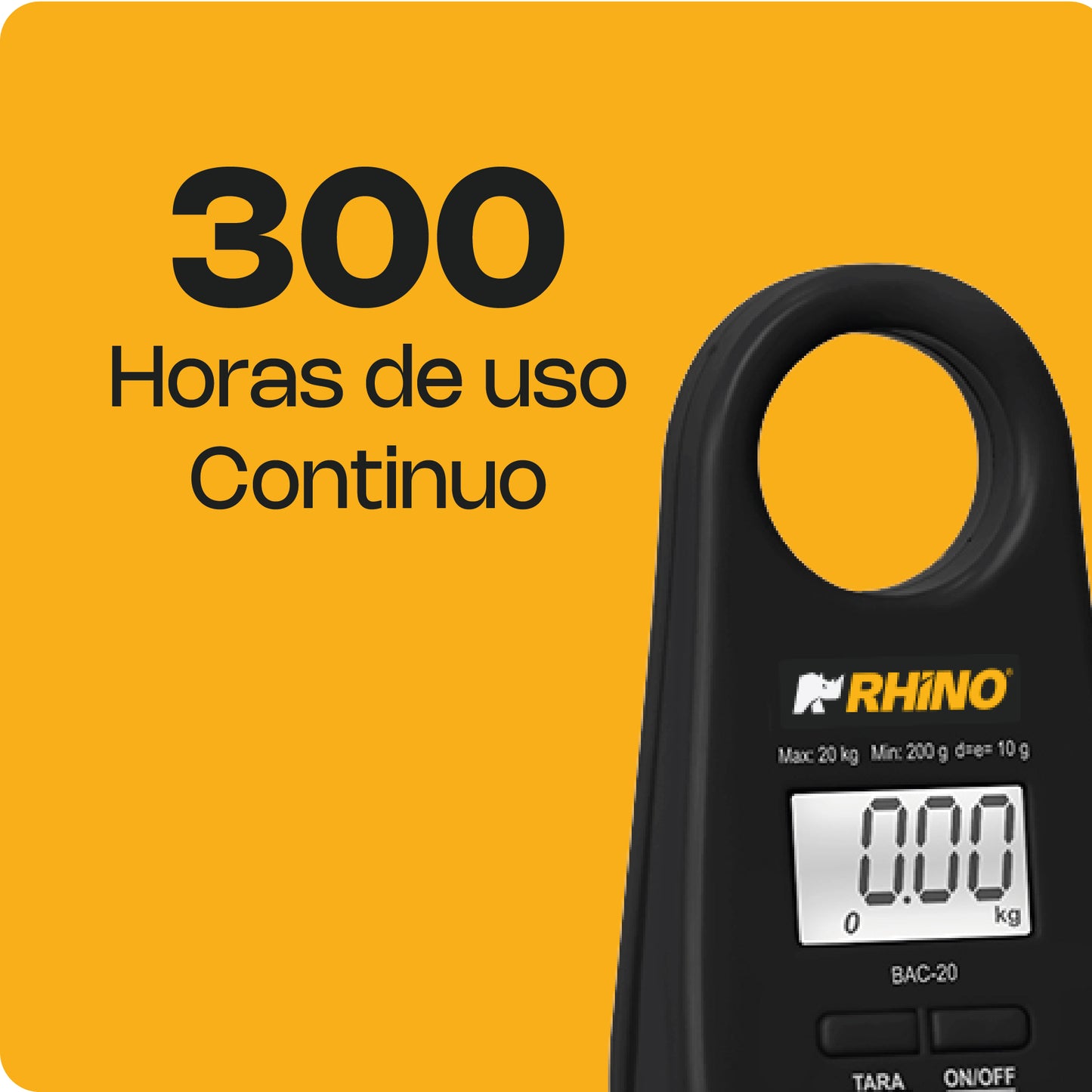 Báscula Electrónica Colgante 20 kg / BAC-20
