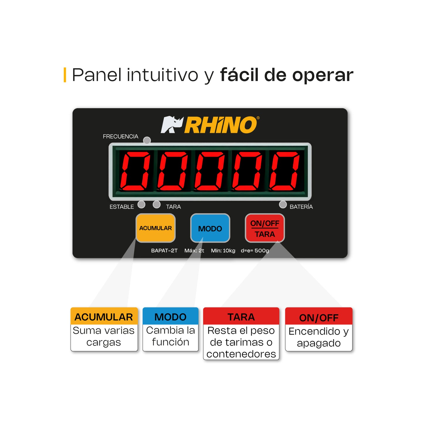 Báscula de Patín / BAPAT-2T