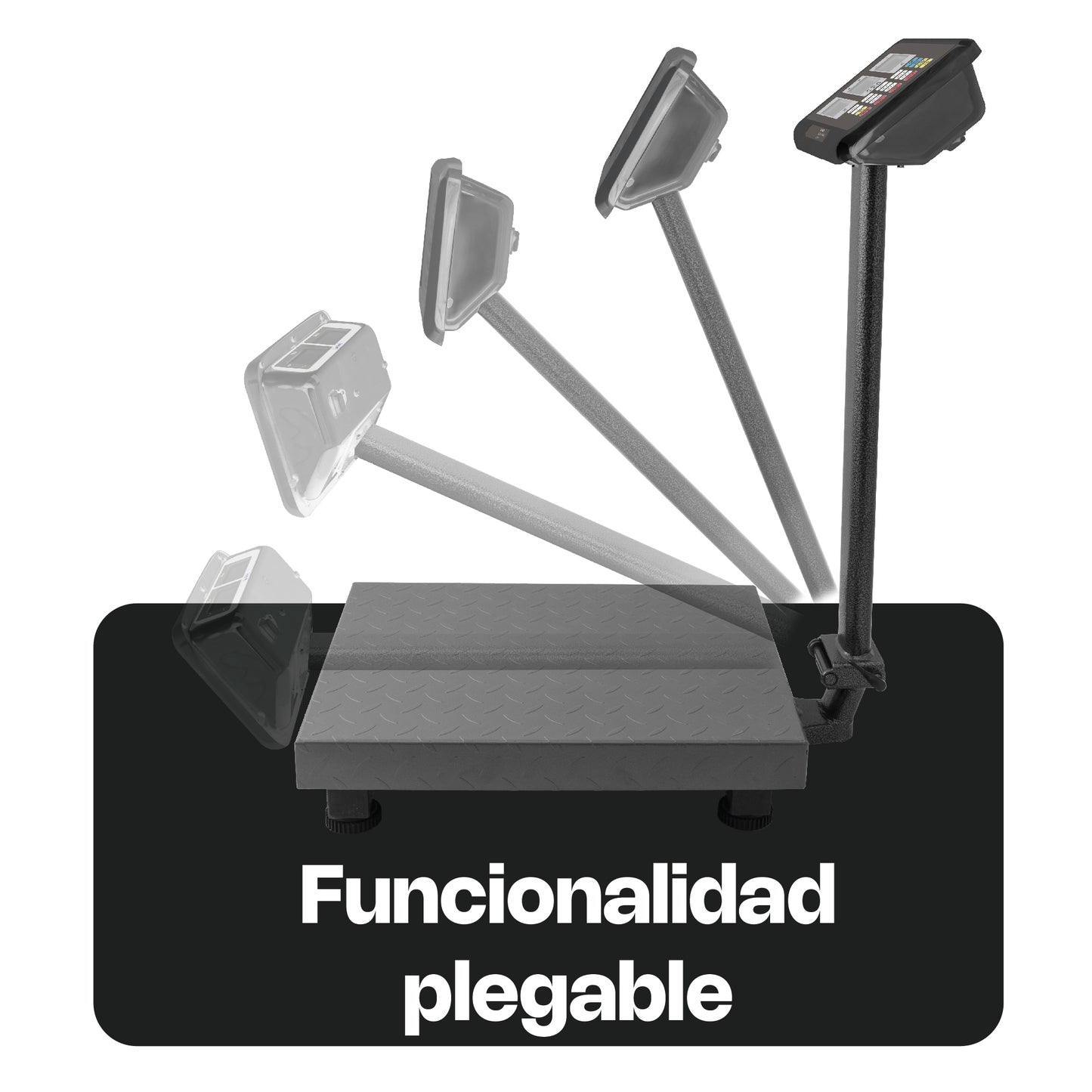 Báscula de Plataforma Plegable 80 kg / BAPCA-80
