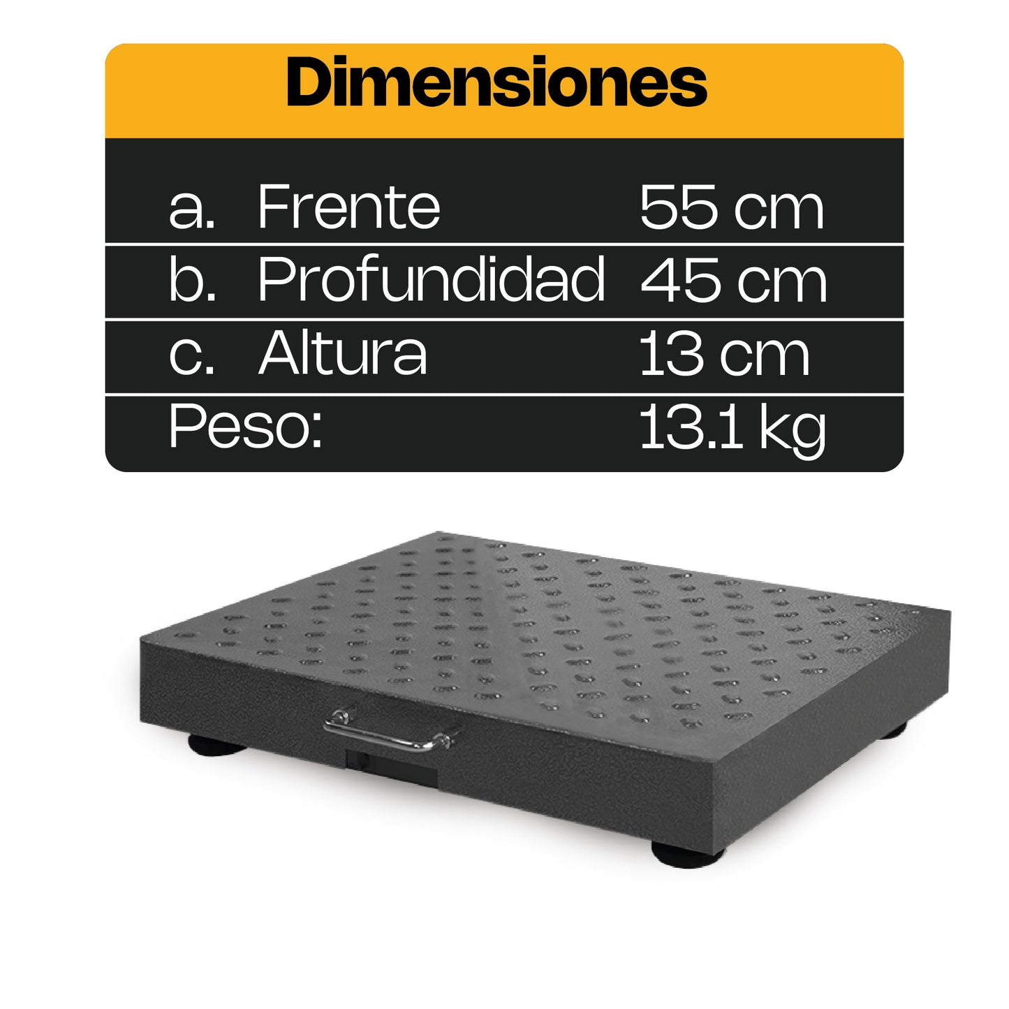 Báscula de Plataforma Inalámbrica 300 kg / BAPIC-300
