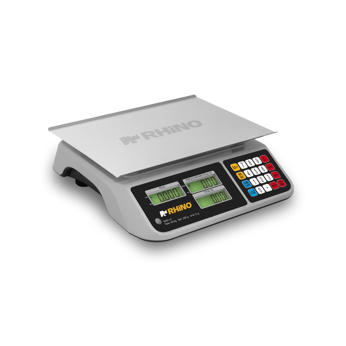 Báscula Electrónica Multifunciones 60 kg con Puerto USB / BAR-10