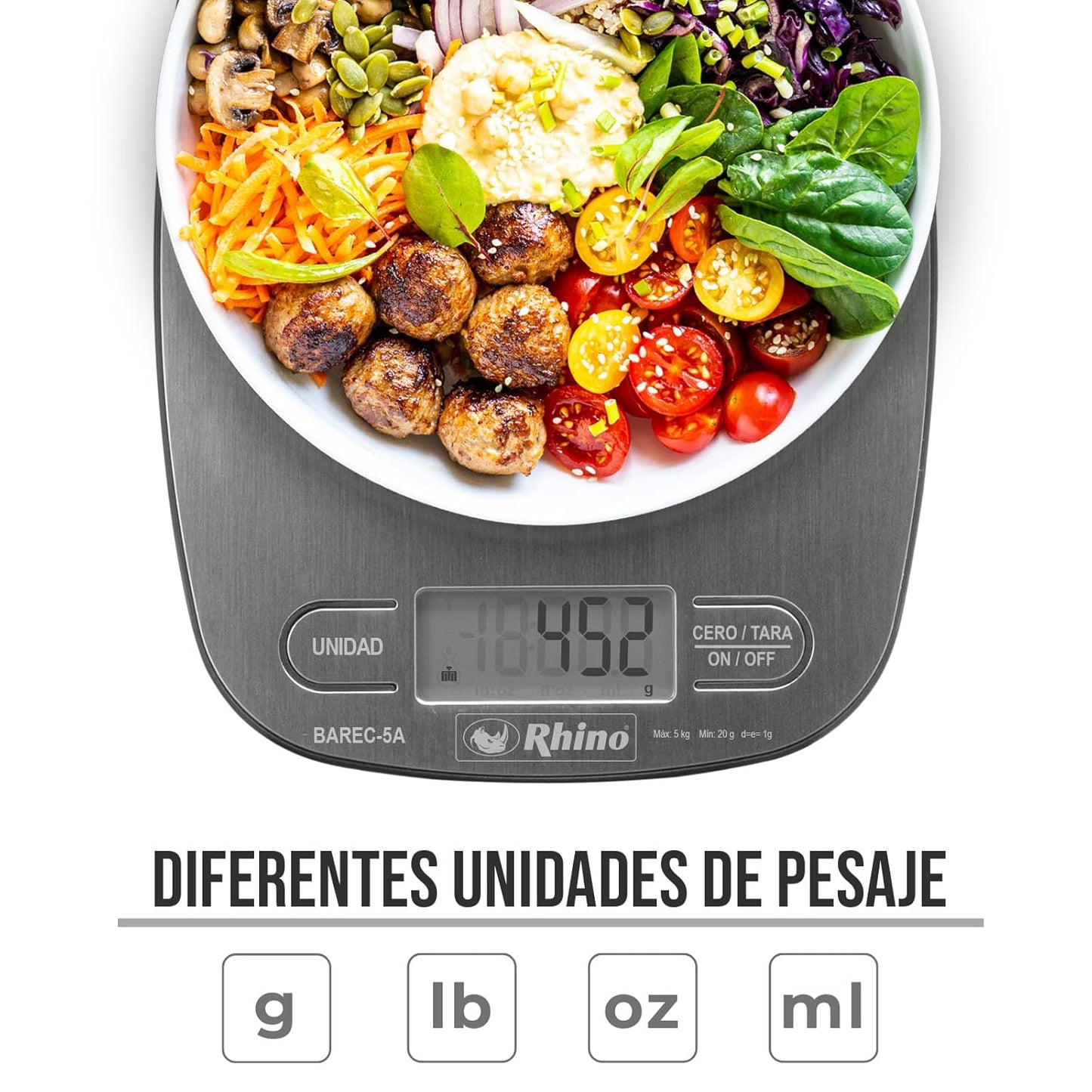 Báscula de Cocina 5 kg / BAREC-5A