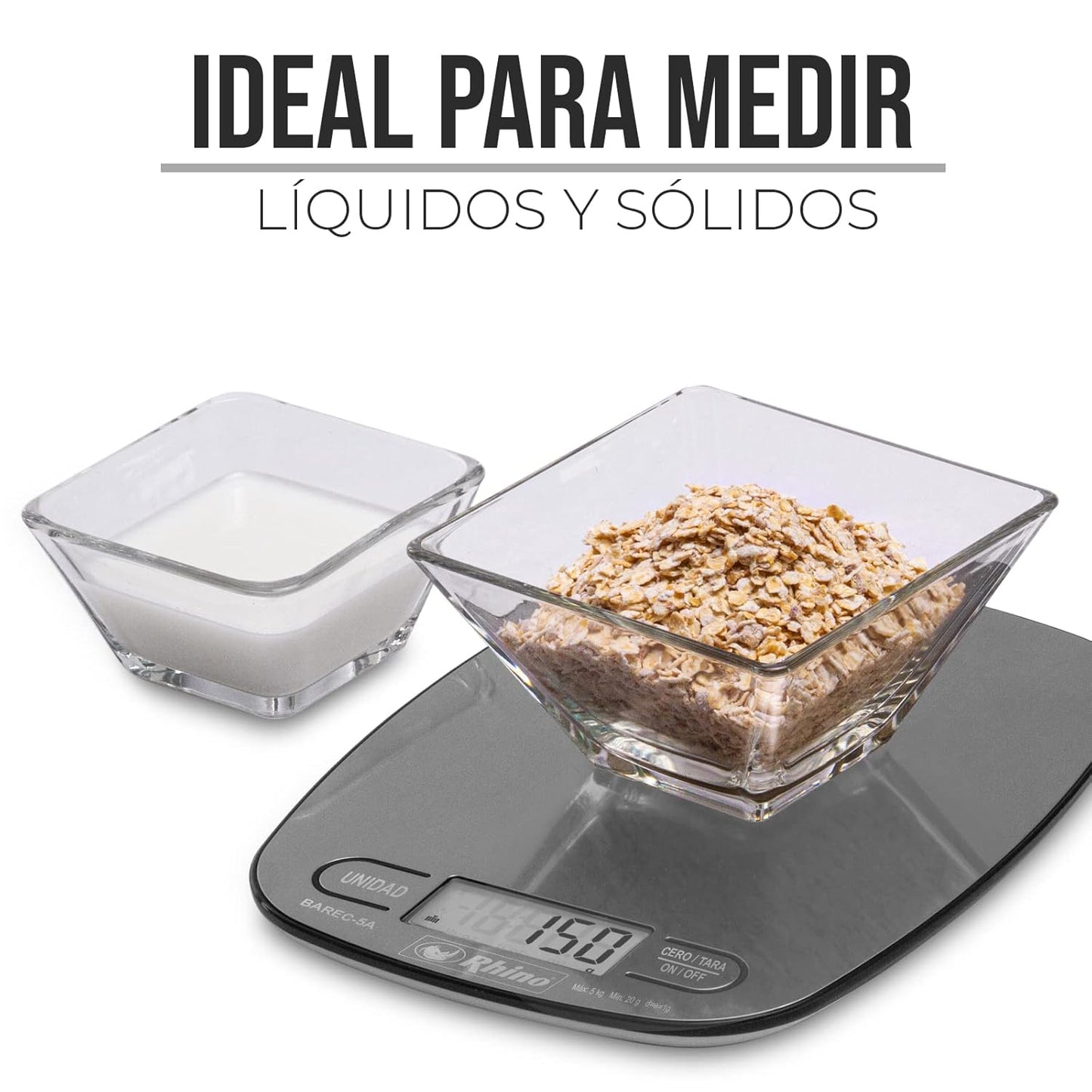 Báscula de Cocina 5 kg / BAREC-5A