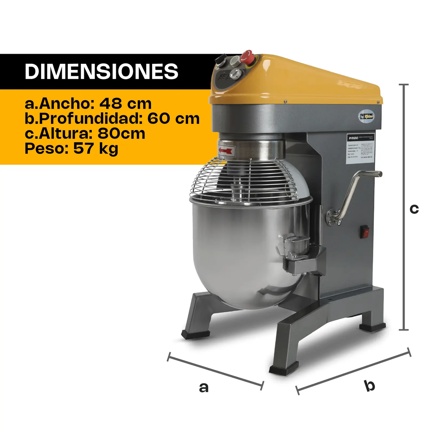 Batidora planetaria 20 litros / BATI-20X