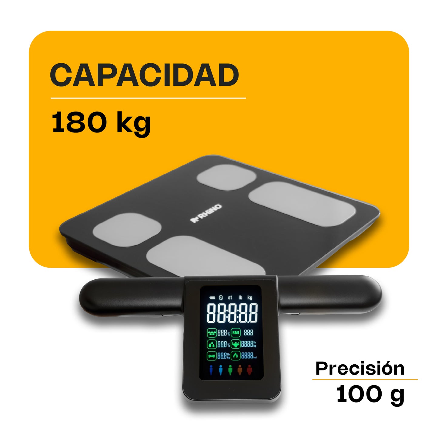 Báscula Inteligente de Pesaje Corporal / BIOMA-180
