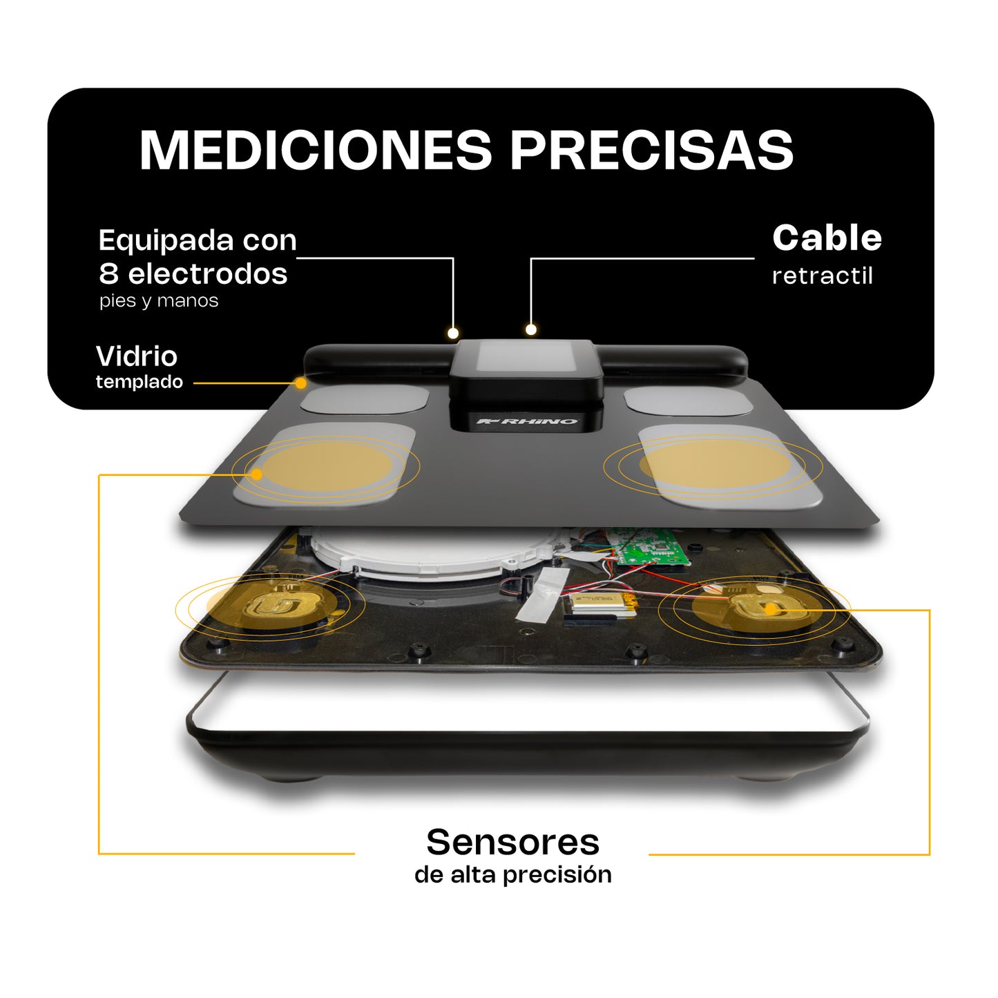 Báscula Inteligente de Pesaje Corporal / BIOMA-180