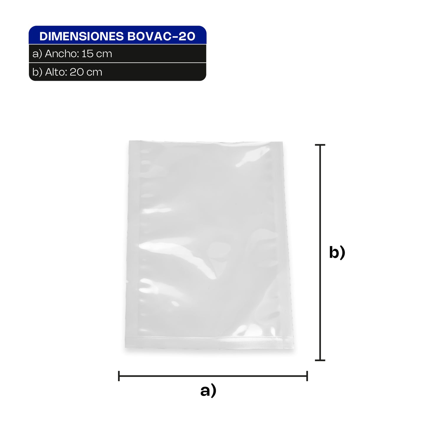 Bolsa para Empacado al Vacío