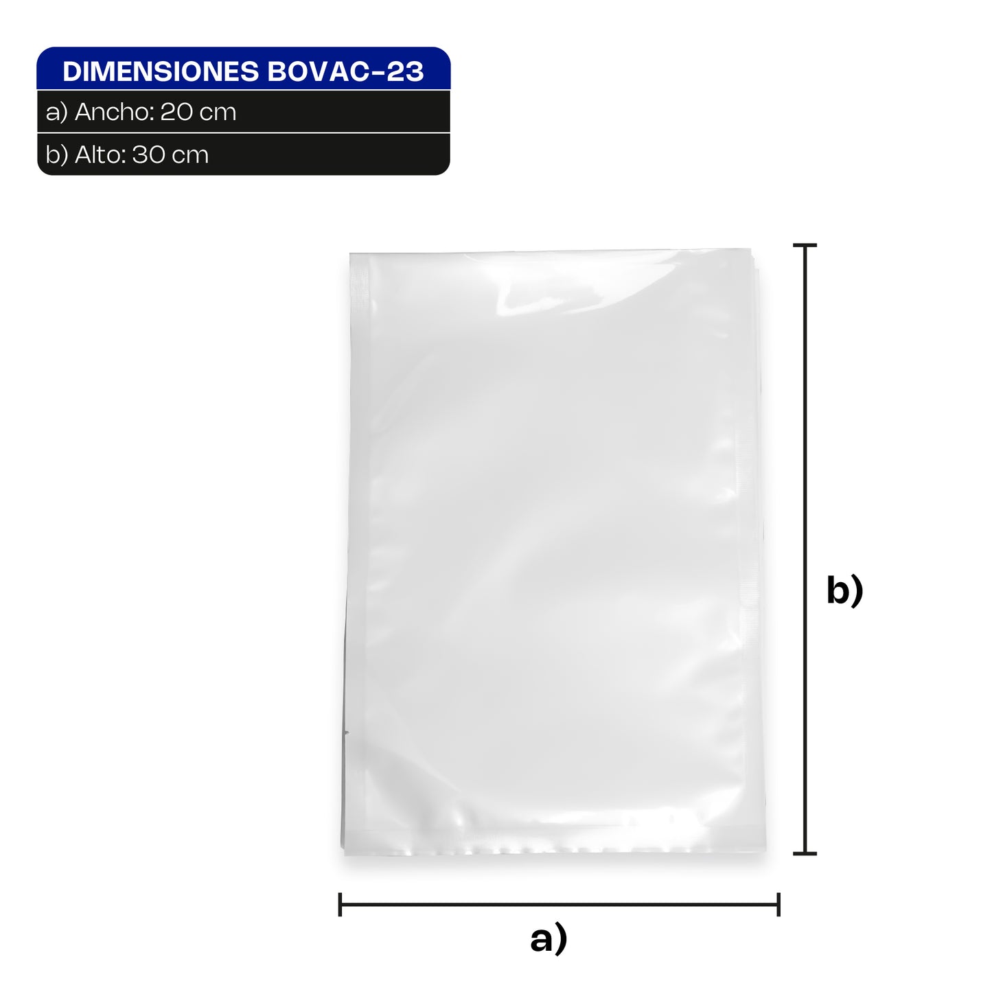 Bolsa para Empacado al Vacío