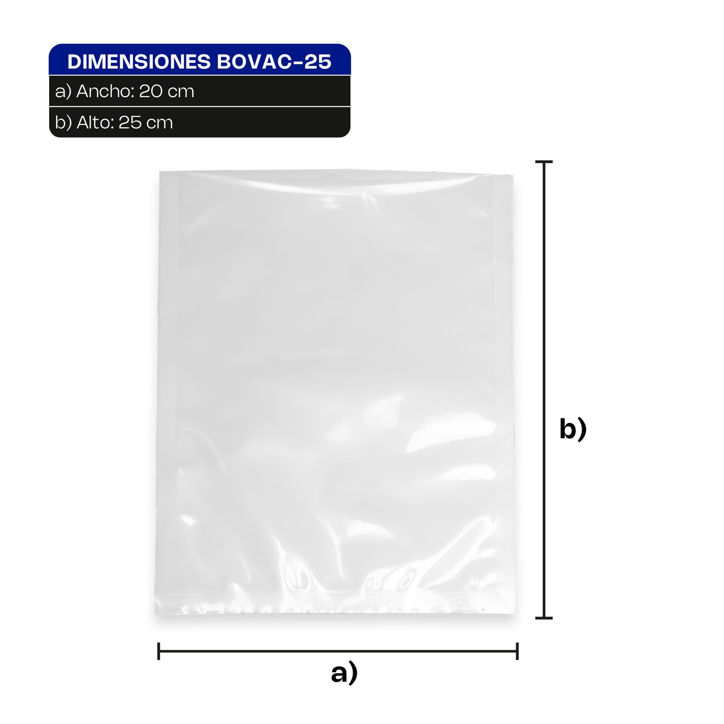 Bolsa para Empacado al Vacío