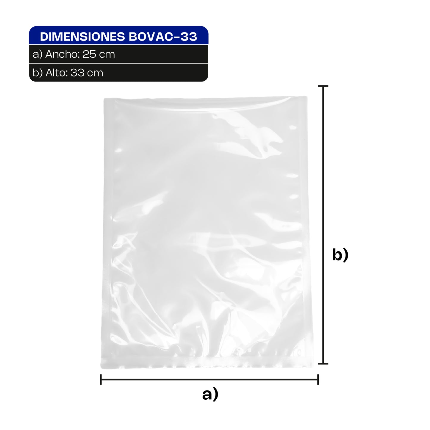 Bolsa para Empacado al Vacío