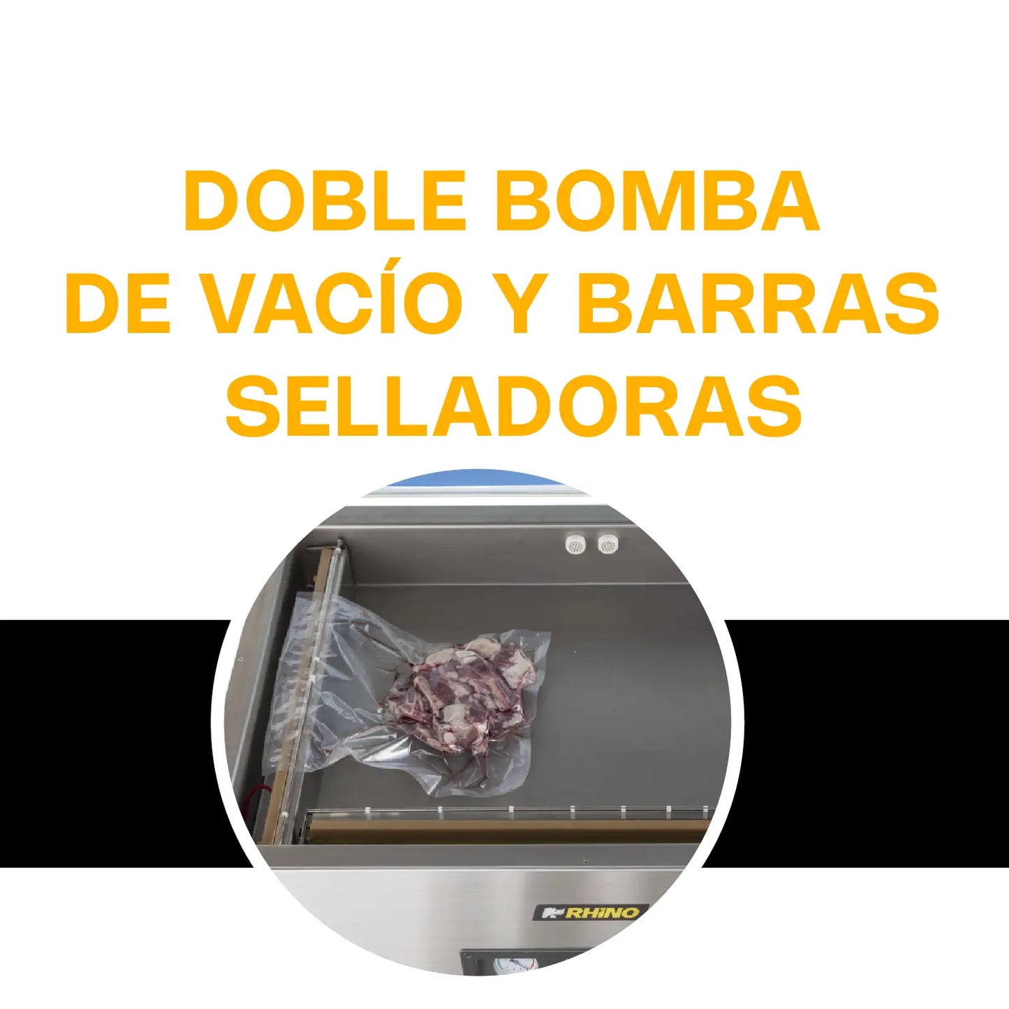 Empacadora al vacío 40m³/h EVAC40X