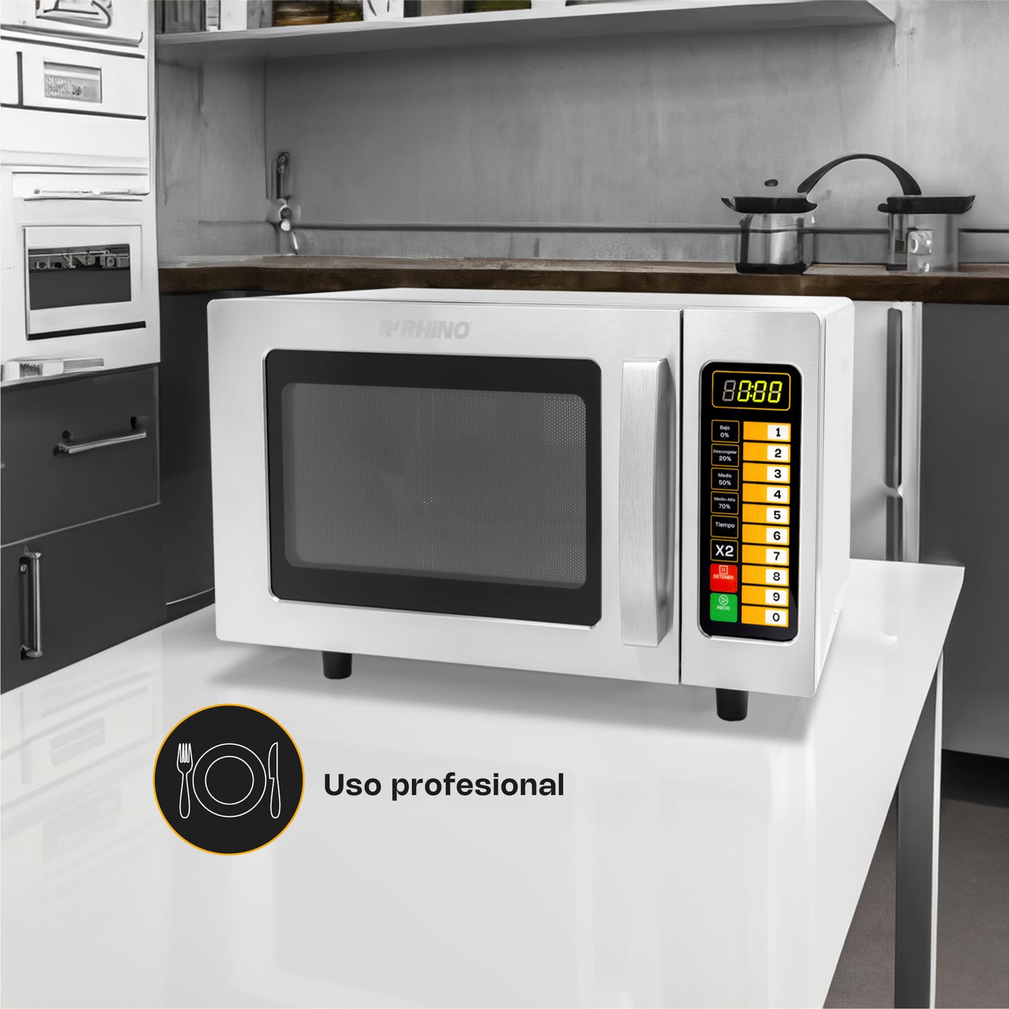 Horno de Microondas 0.9 pies Digital / HOMIC-09D