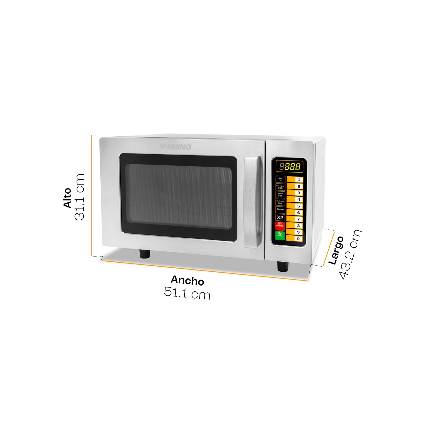 Horno de Microondas 0.9 pies Digital / HOMIC-09D