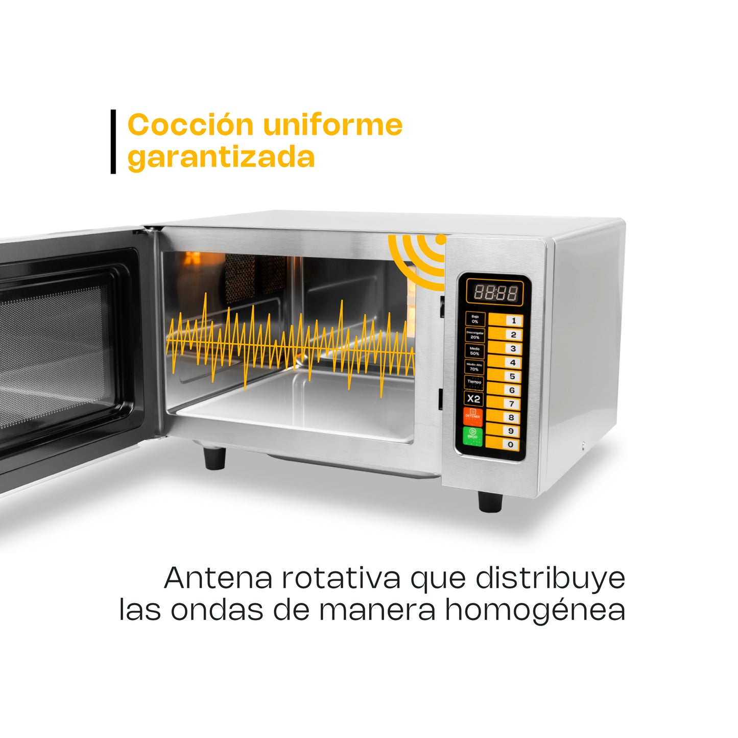 Horno de Microondas 0.9 pies Digital / HOMIC-09D