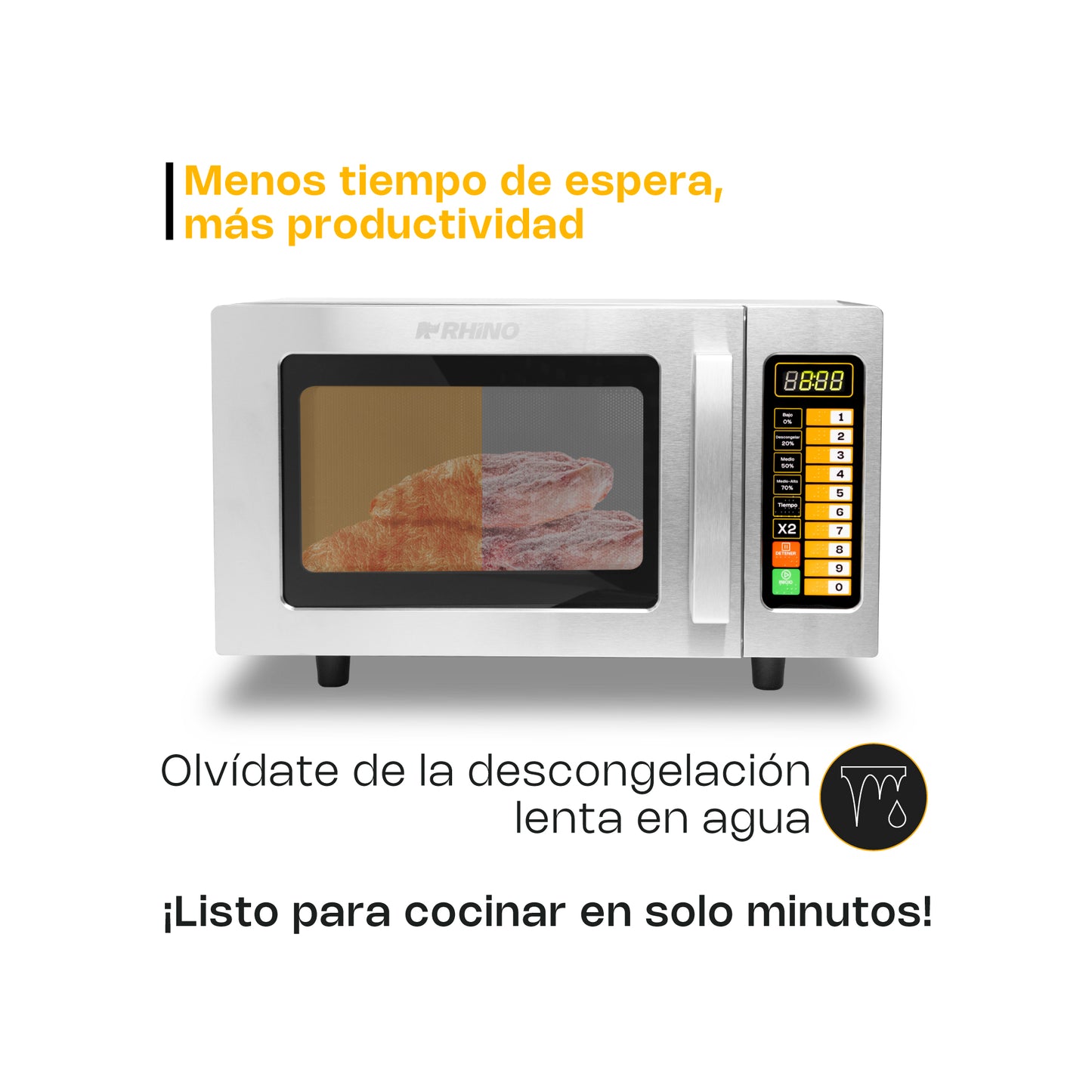 Horno de Microondas 0.9 pies Digital / HOMIC-09D