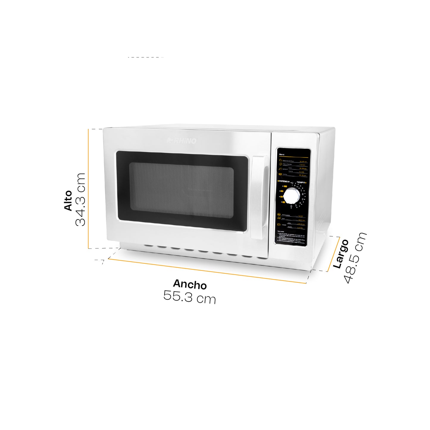 Horno de Microondas 1.2 pies Análogo / HOMIC-12A