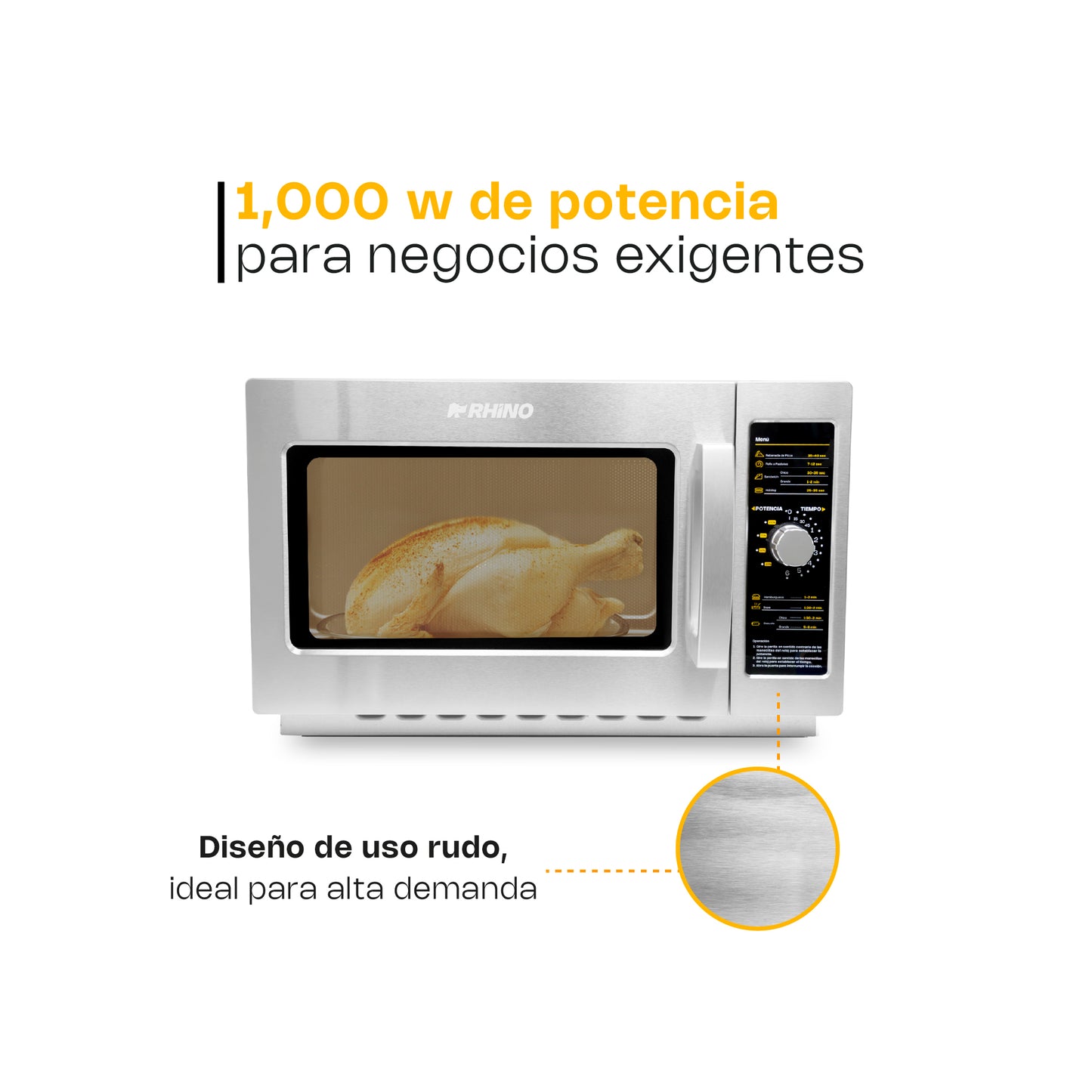 Horno de Microondas 1.2 pies Análogo / HOMIC-12A