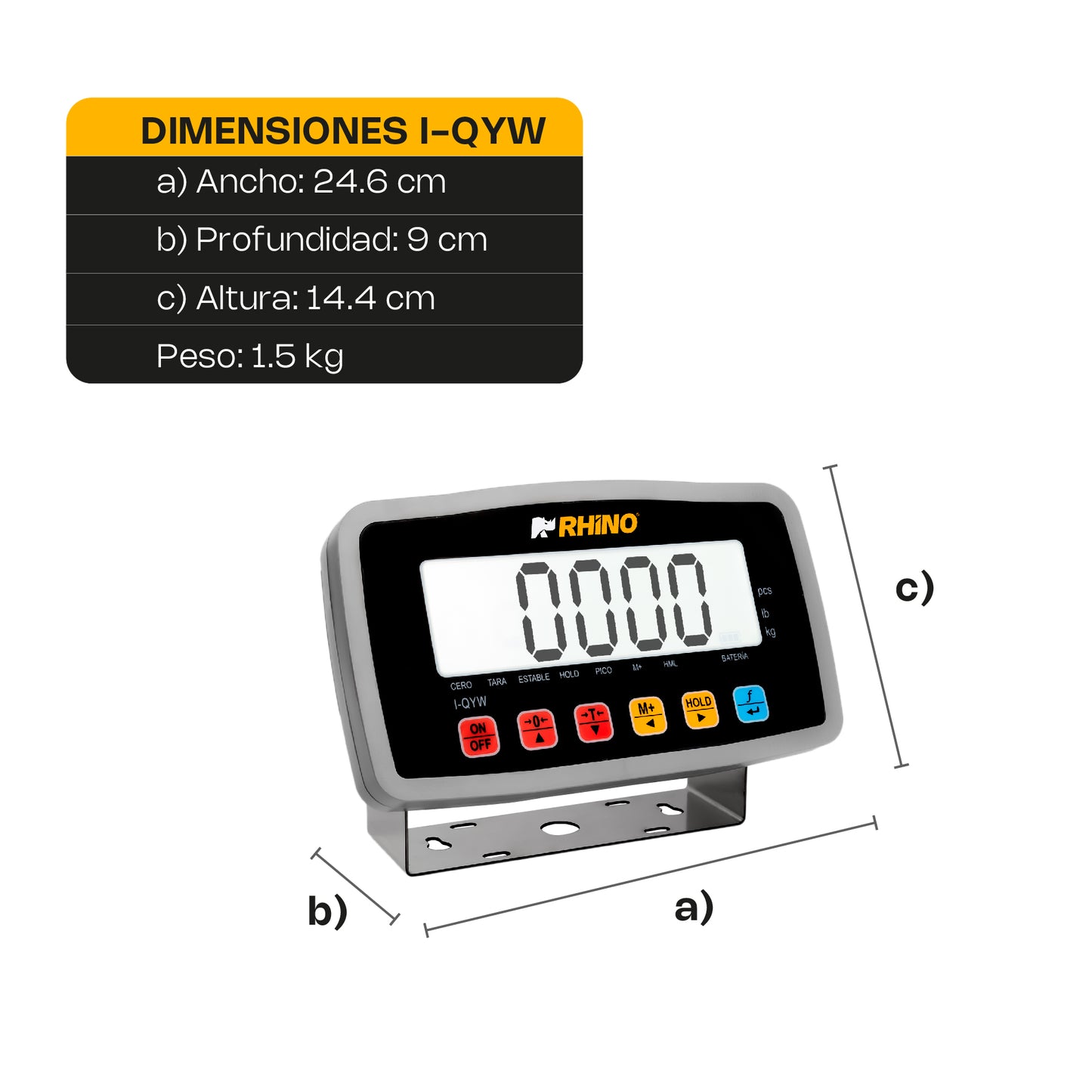 Indicador de Peso Inalámbrico / I-QYW