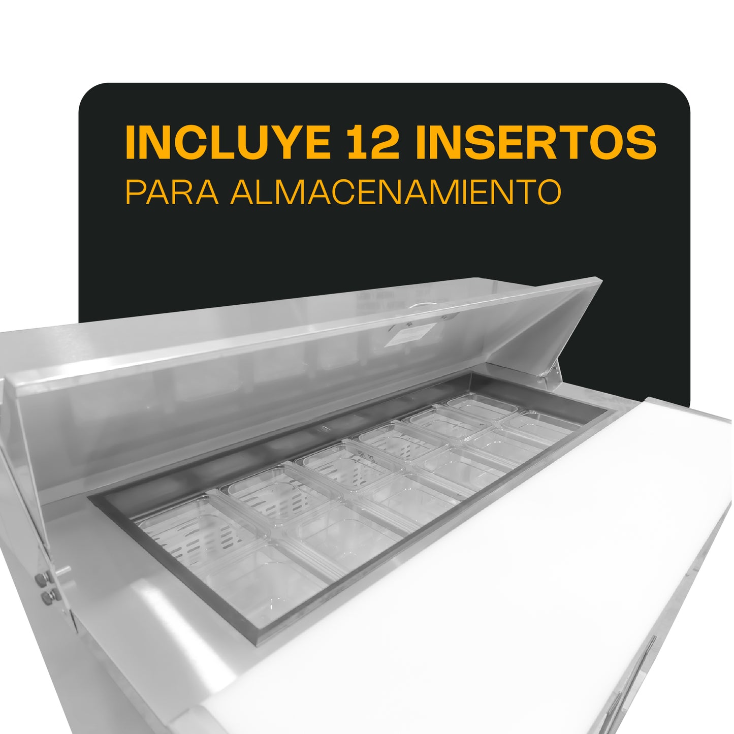 Mesa refrigerada de preparación 13.3 Pies / MERSAL-48