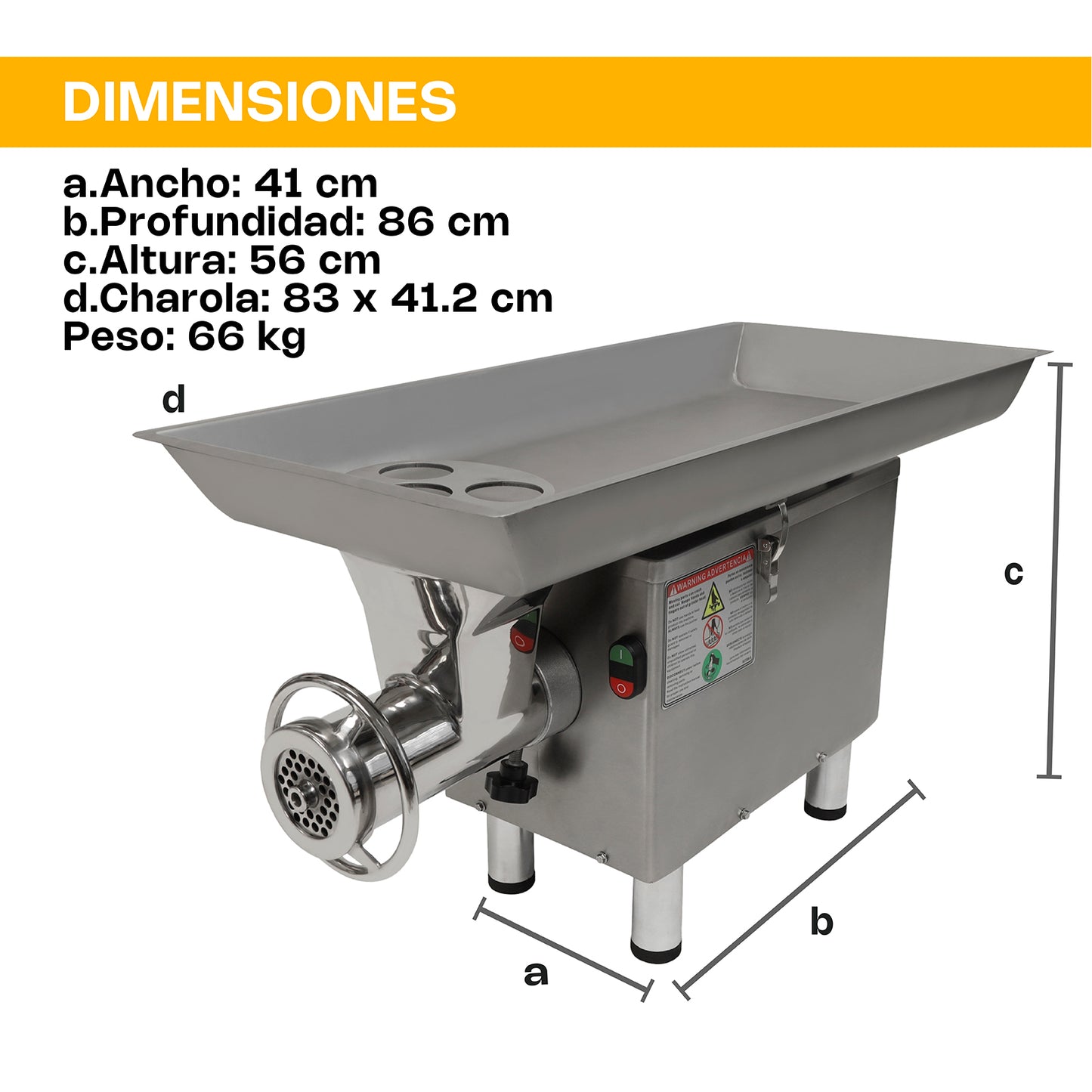 Molino Embutidor 2 hp / MOLEM-22M2