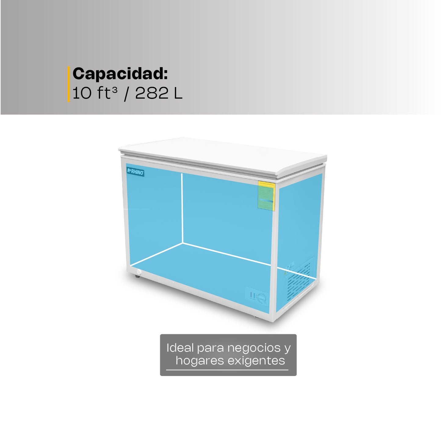 Congelador Horizontal 10 Pies / CONGECO-10