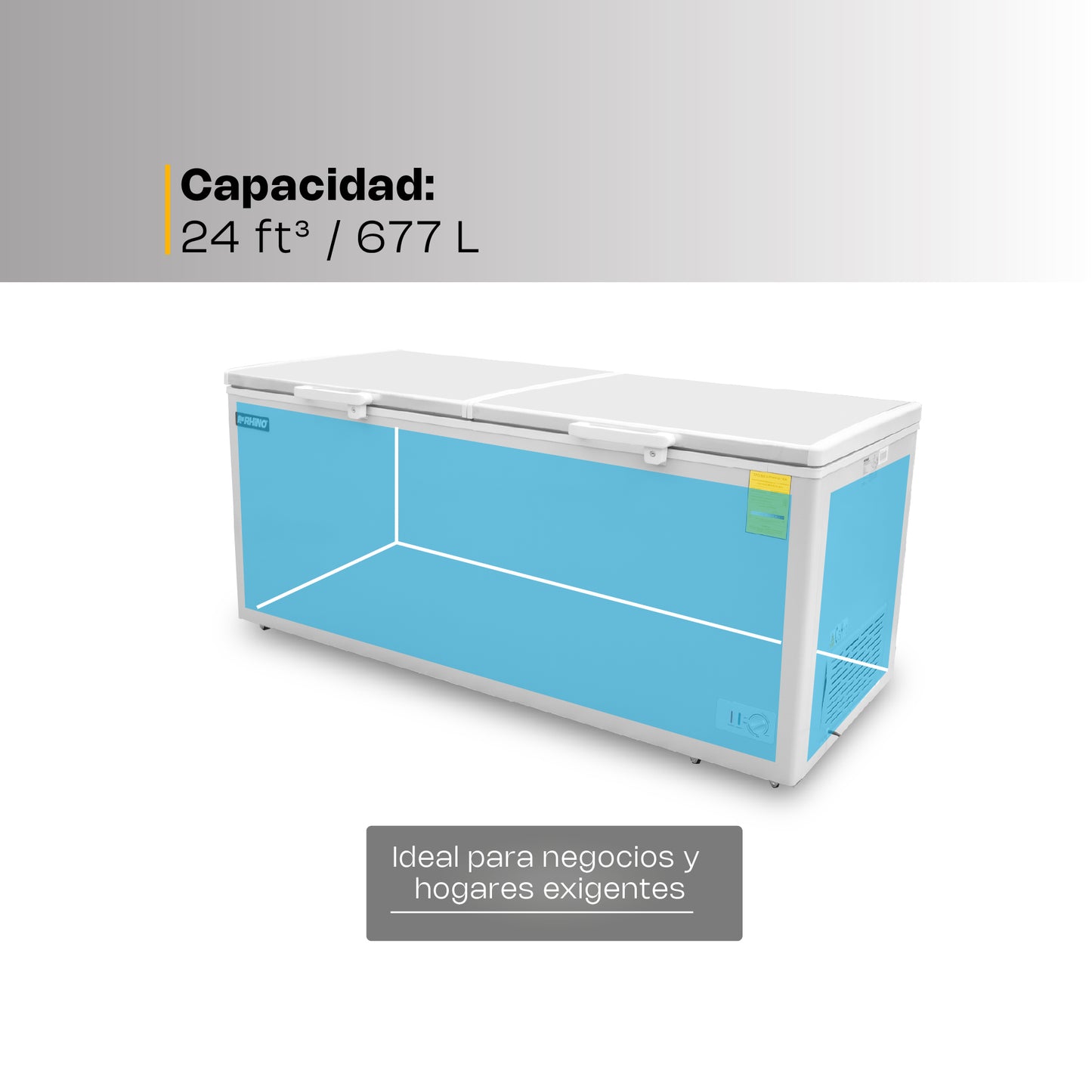 Congelador Horizontal 24 Pies / CONGECO-24X