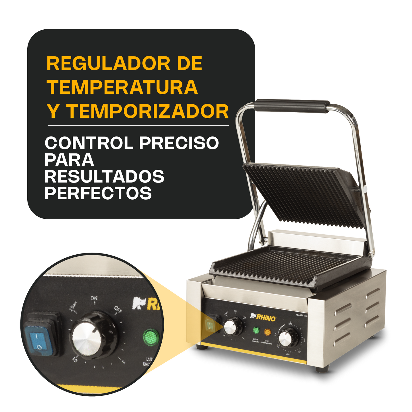 PLANCHA PANINI 1700 WATTS / PLANPA-1800