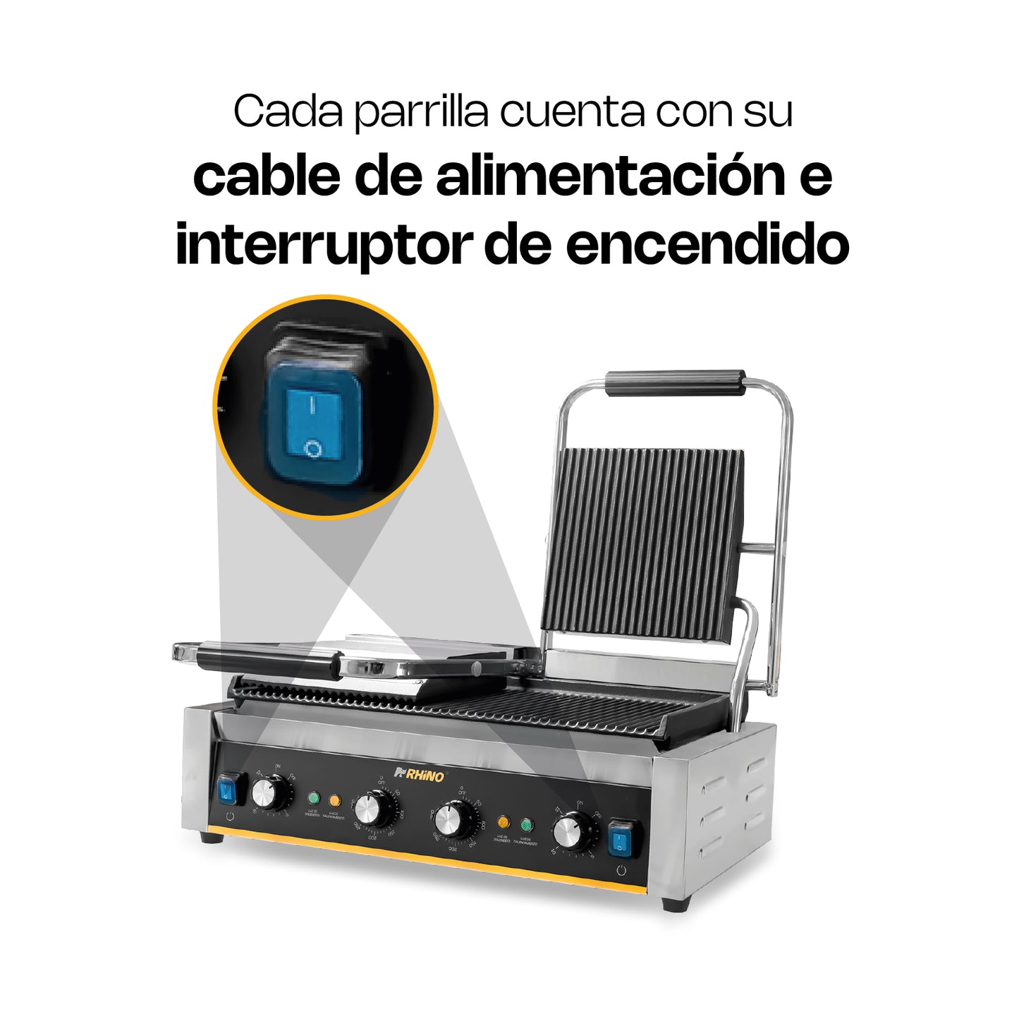 PLANCHA PANINI 3600 WATTS / PLANPA-3600