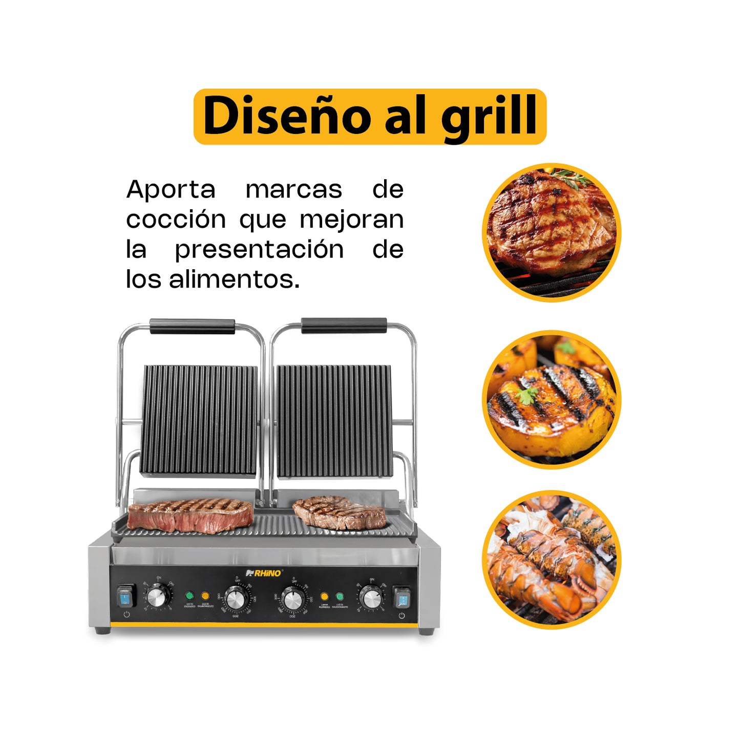 PLANCHA PANINI 3600 WATTS / PLANPA-3600