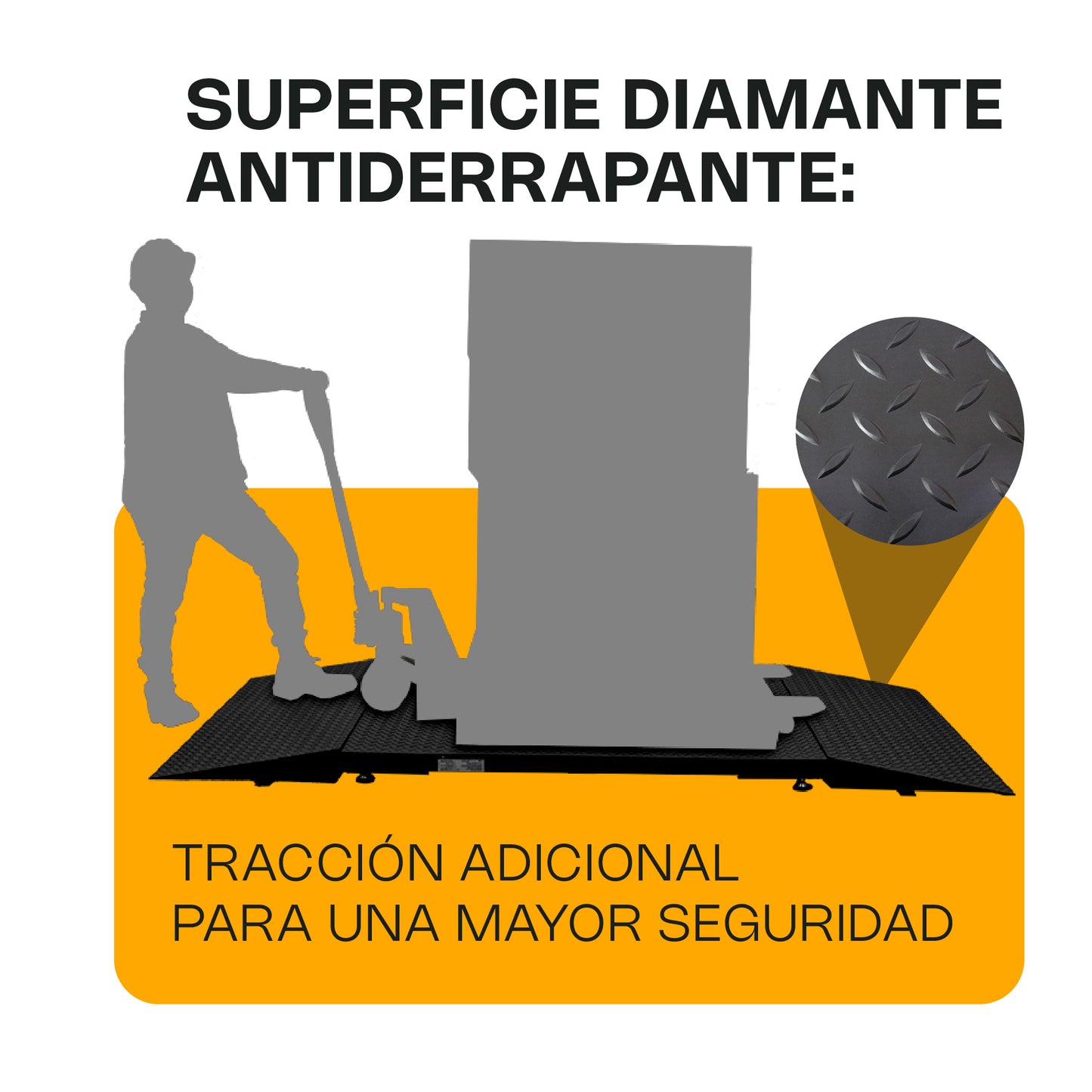 Rampa para Plataforma de Bajo Perfil 60 x 120 cm / RAMP-12