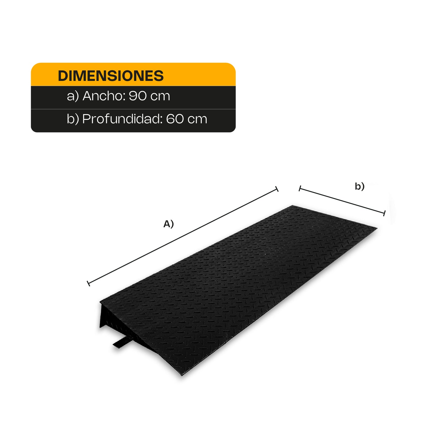 Rampa para Plataforma de Bajo Perfil 60 x 90 cm / RAMP-9
