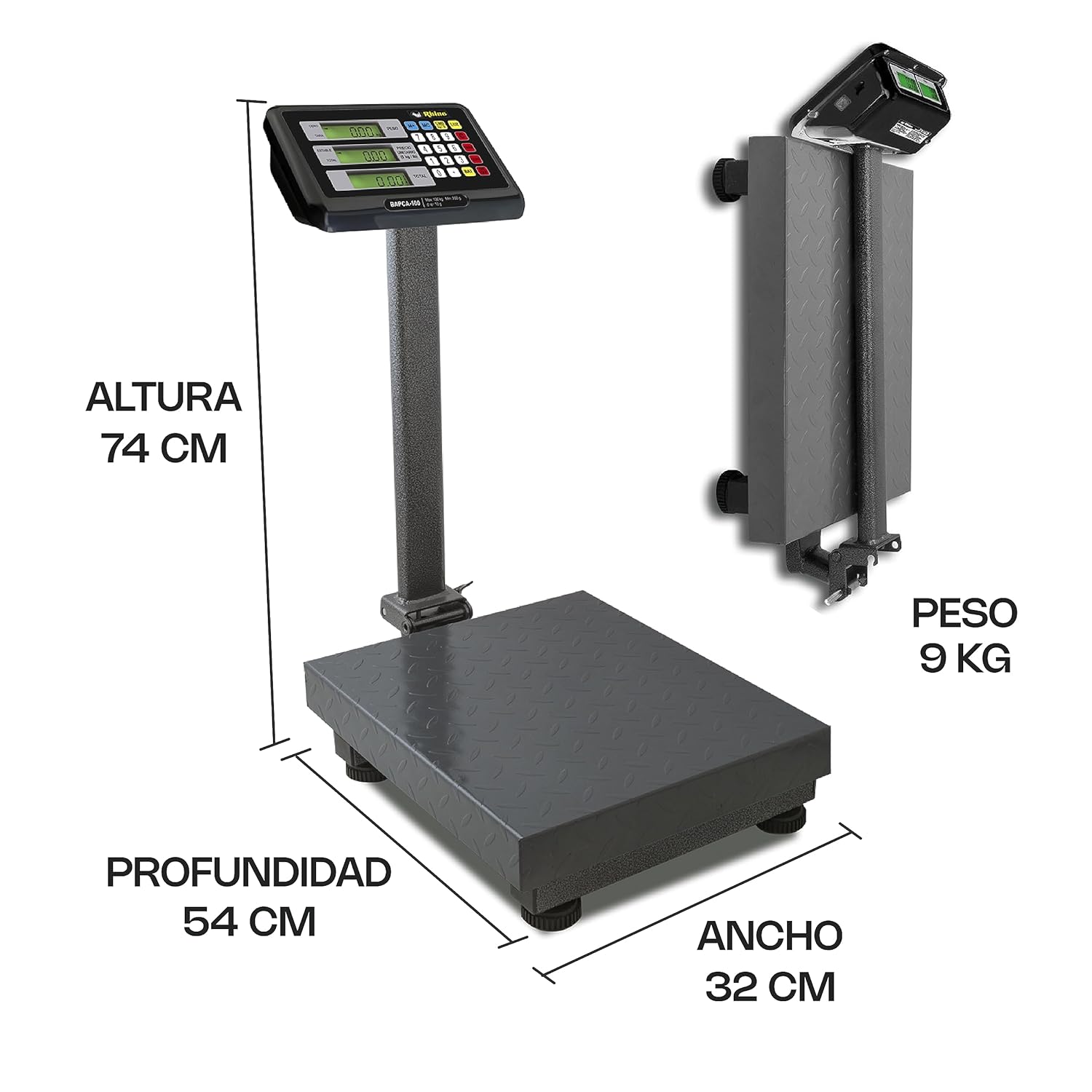 Báscula de Plataforma Plegable 100 kg / BAPCA-100