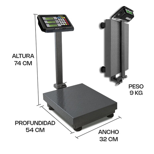 Báscula de Plataforma Plegable 100 kg / BAPCA-100