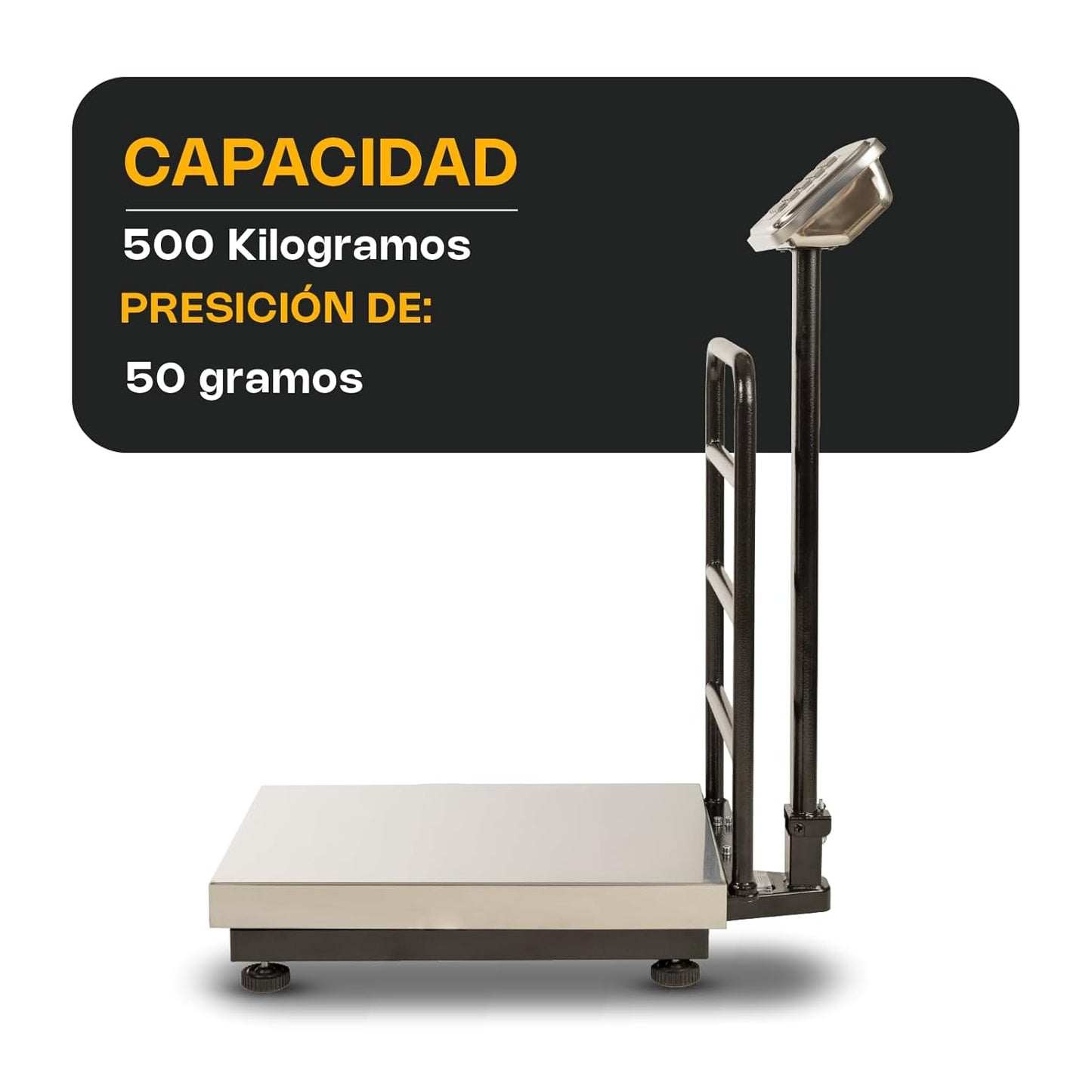Báscula de Plataforma Plegable 500 kg / BP-500 (indicador incluido)