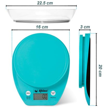 Báscula de Cocina con Tazón 5 kg / BACITA-5