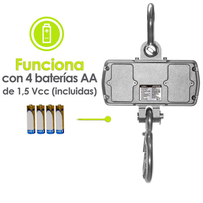 Báscula Electrónica Colgante 500 kg / BAC-500