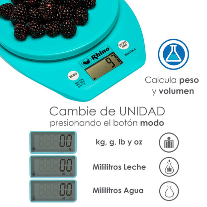 Báscula de Cocina con Tazón 5 kg / BACITA-5