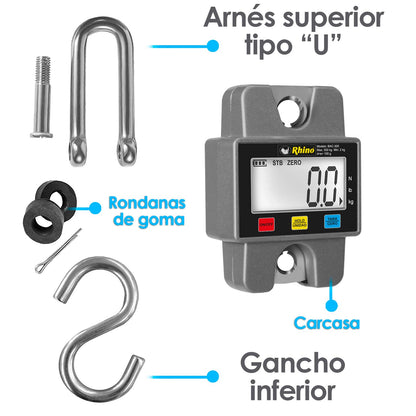 Báscula Electrónica Colgante 300 kg / BAC-300