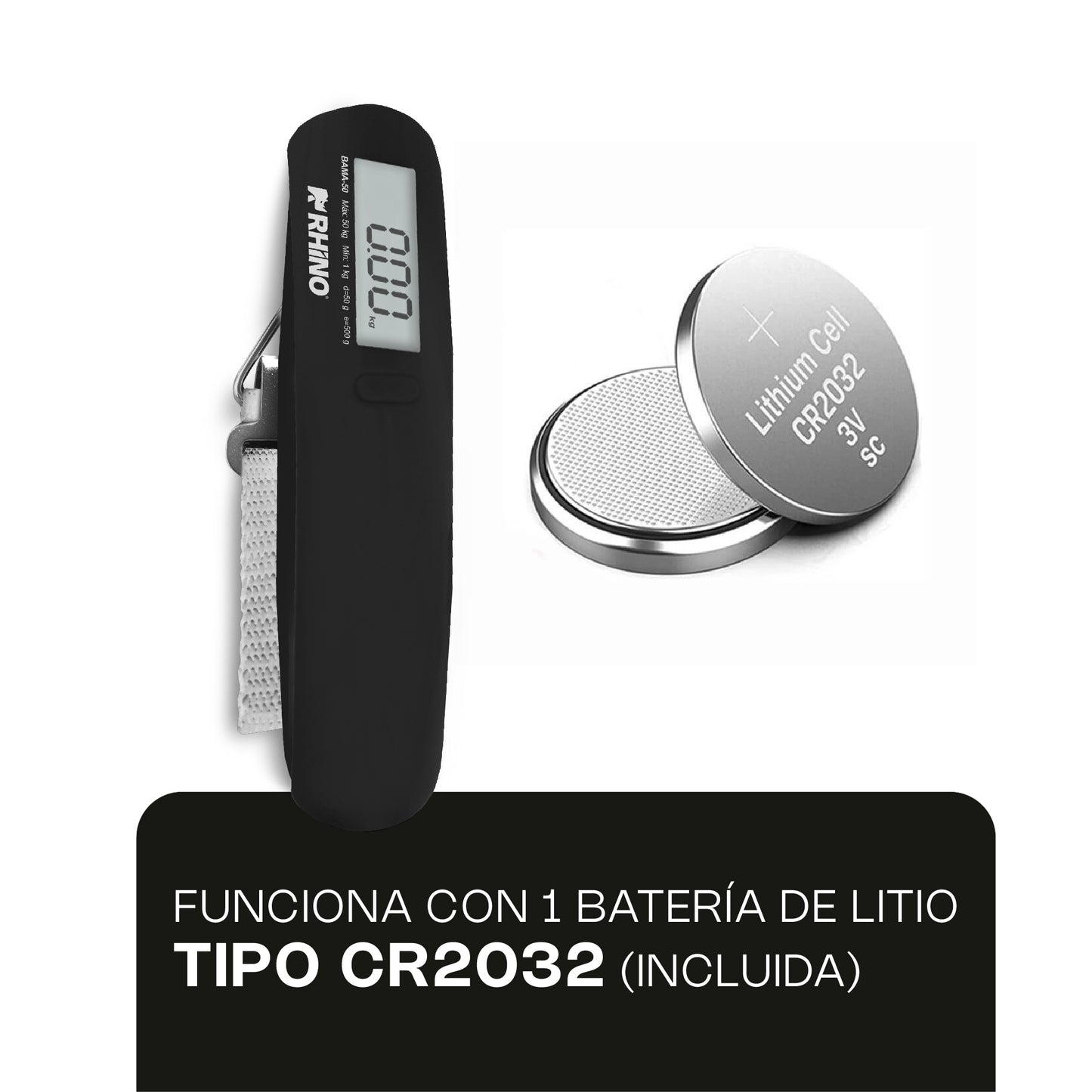 Báscula Electrónica Colgante 50 kg / BAMA-50