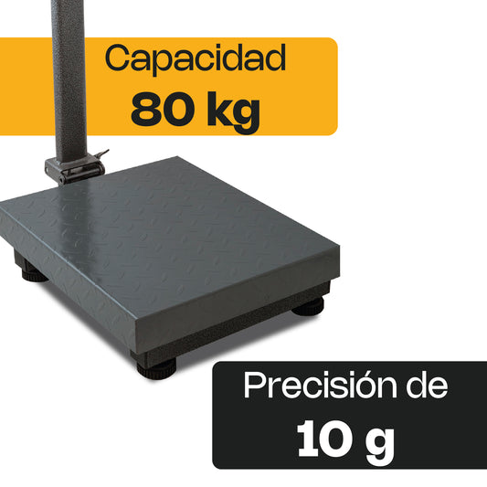 Báscula de Plataforma Plegable 80 kg / BAPCA-80