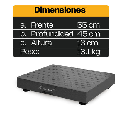Báscula de Plataforma Inalámbrica 300 kg / BAPIC-300