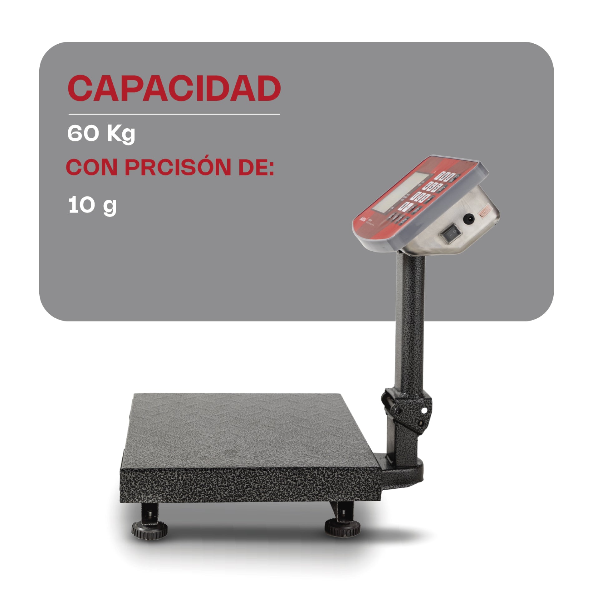 Báscula de plataforma plegable de 60kg / BAPLE-60