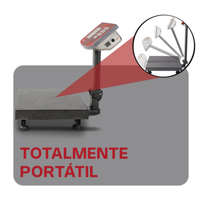 Báscula de plataforma plegable de 60kg / BAPLE-60