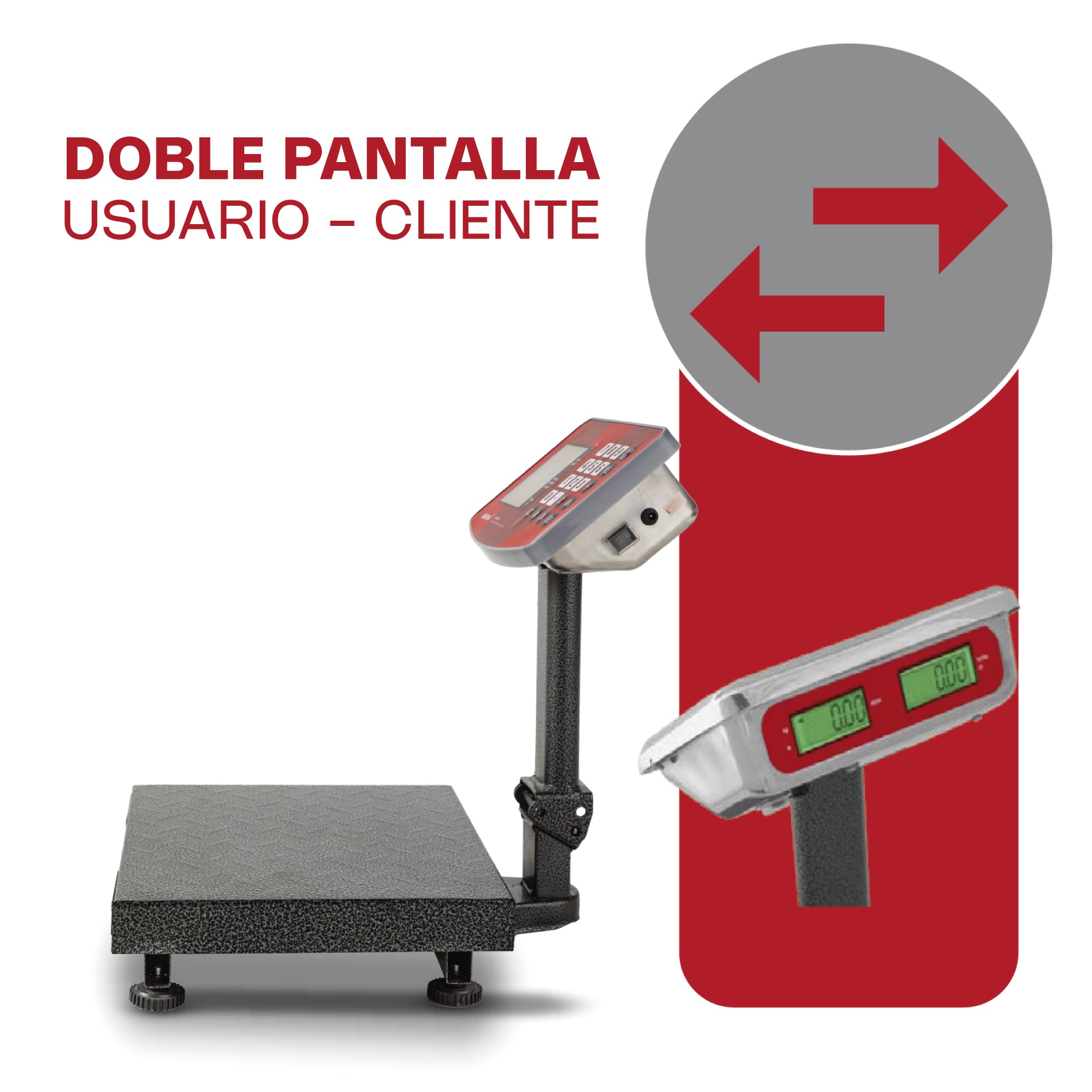 Báscula de plataforma plegable de 60kg / BAPLE-60